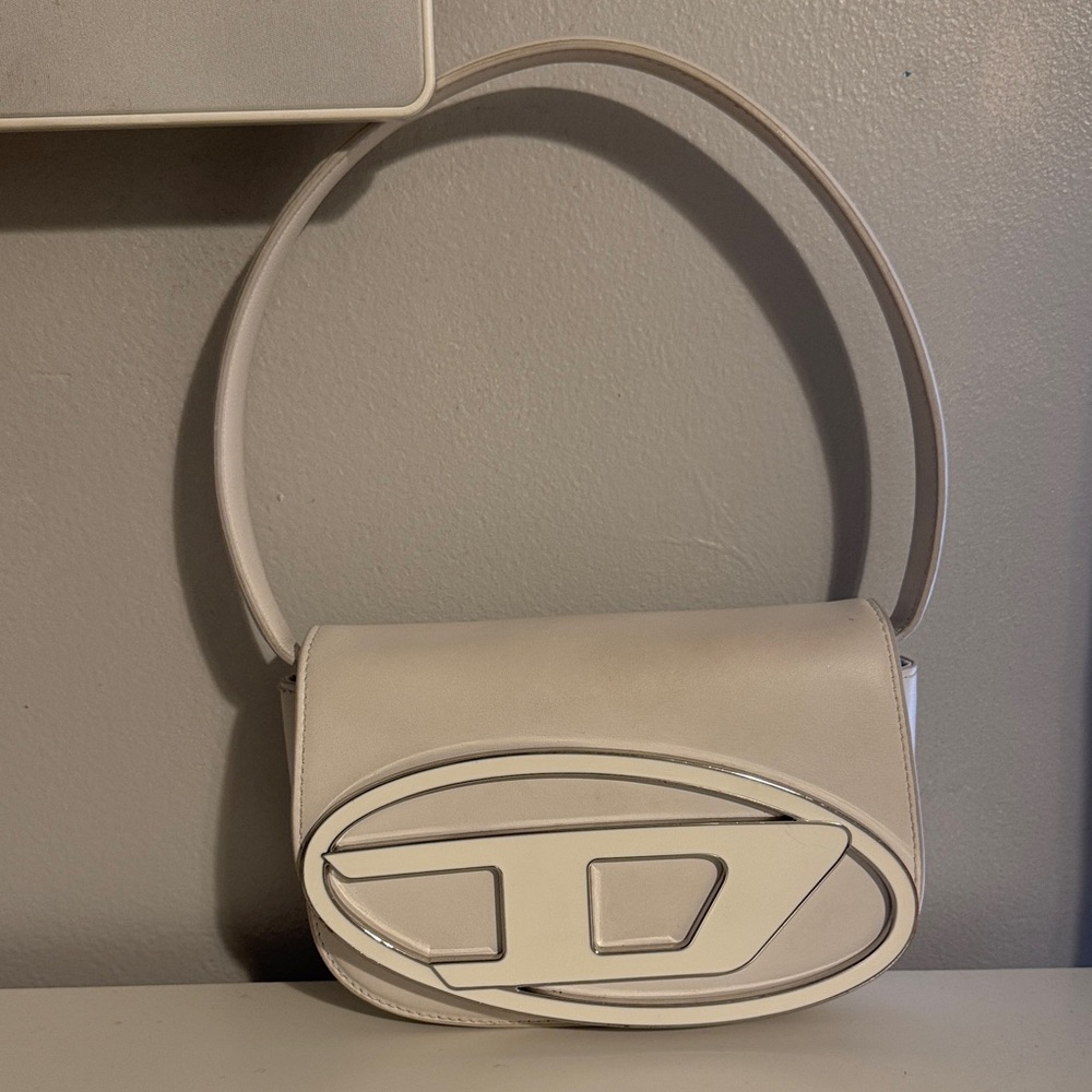 Diesel White 1DR Shoulder Bag